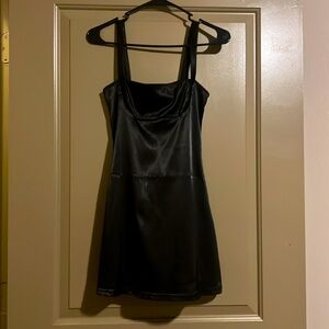 Black mini dress